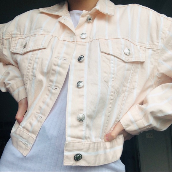 forever 21 cropped denim jacket